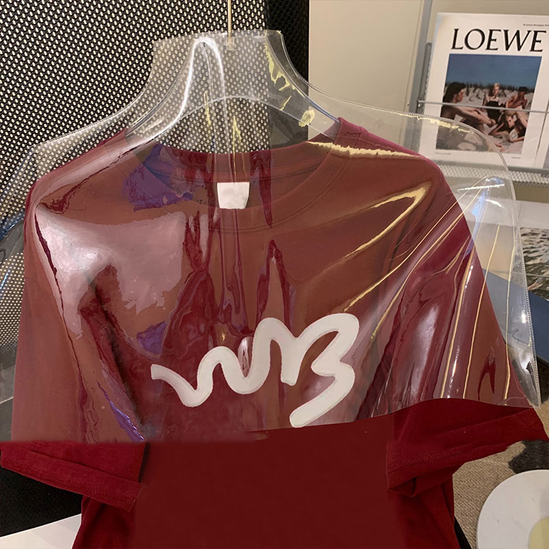 Áo Thun Cotton 180g Tay Ngắn Dáng Rộng Thời Trang Mùa Hè Cho Nữ