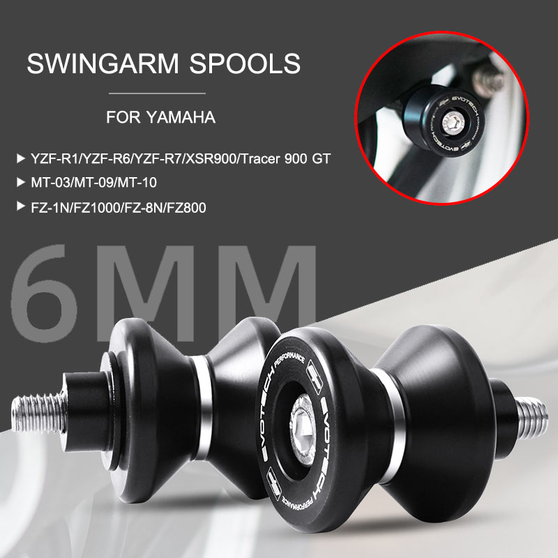 Ống Xoay M6 Chuyên Dụng Cho Xe Mô Tô Yamaha FZ-1N / FZ-8N / MT-03 / MT-09 / MT-10 / R1 / R6 / R7 / XSR900
