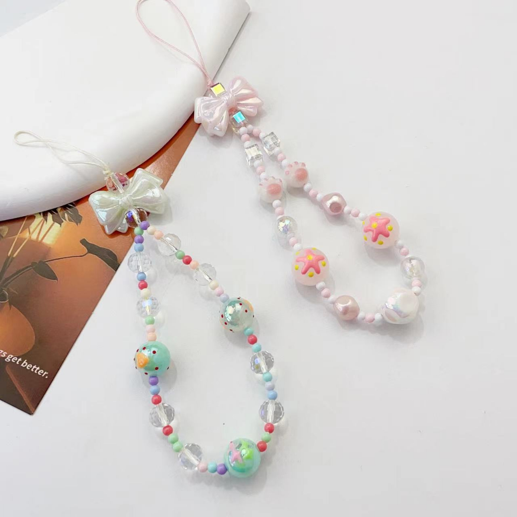 Ốp Điện Thoại Acrylic Trong Suốt Đính Nơ Màu Macaron Phong Cách Hàn Quốc Đơn Giản