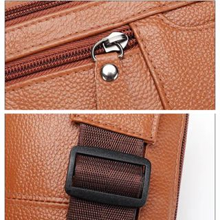 Túi Đeo Hông Bằng Da Bò Thật Đa Năng Tiện Dụng Cho Nam