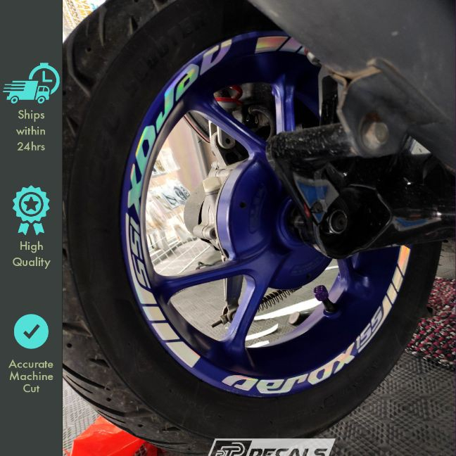 Tem Dán Vành Phản Quang Cho Xe Yamaha nvx 155 aerox 155 v2 2021 2023 xe máy