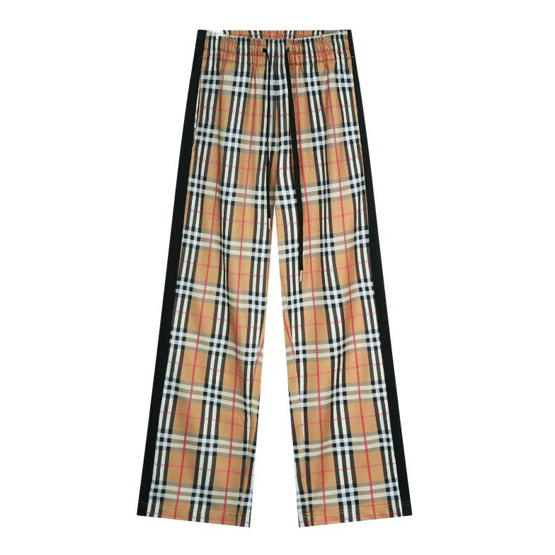 Quần Dài cotton In Họa Tiết Burberr Thời Trang Cho Nam Và Nữ
