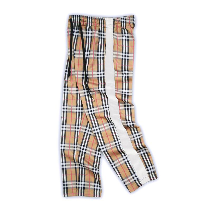 Quần Dài cotton In Họa Tiết Burberr Thời Trang Cho Nam Và Nữ