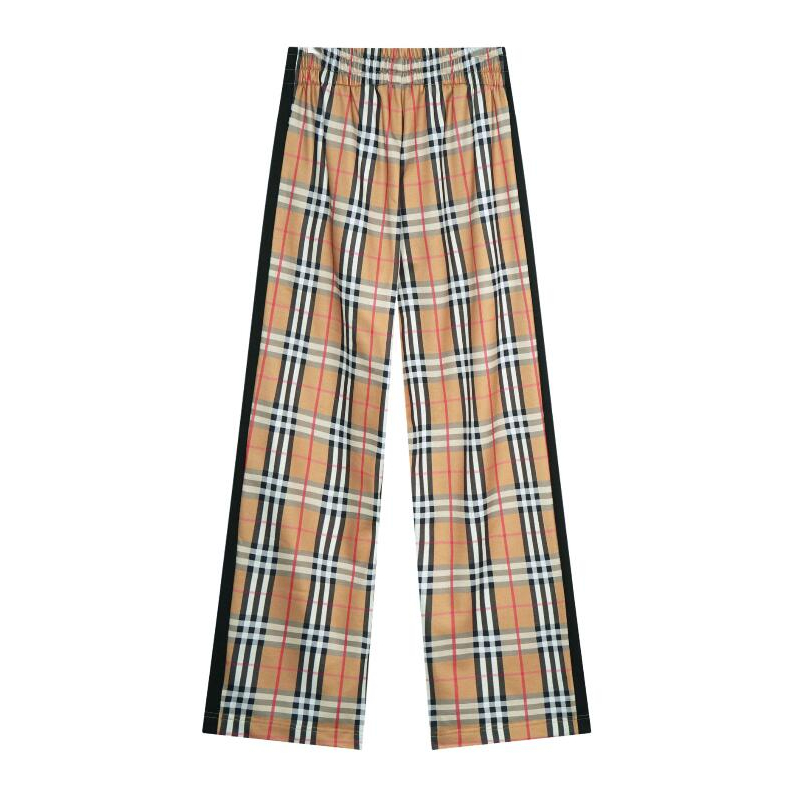Quần Dài cotton In Họa Tiết Burberr Thời Trang Cho Nam Và Nữ