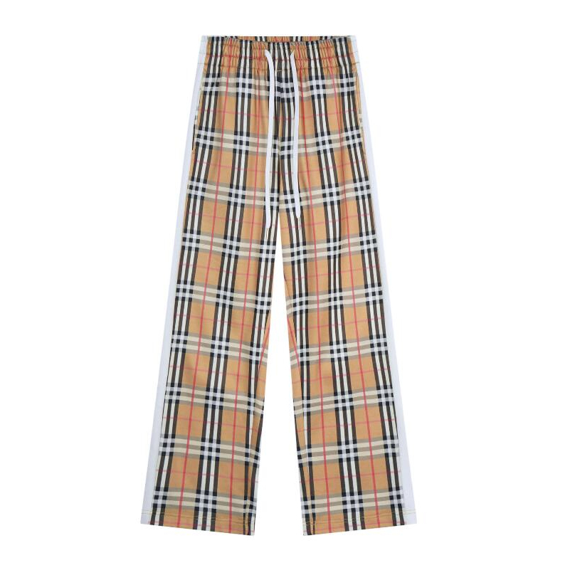 Quần Dài cotton In Họa Tiết Burberr Thời Trang Cho Nam Và Nữ