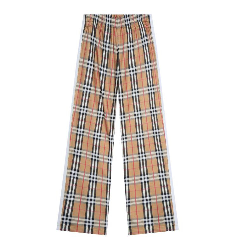 Quần Dài cotton In Họa Tiết Burberr Thời Trang Cho Nam Và Nữ