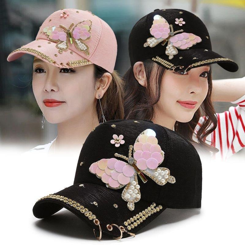 Mũ Lưỡi Trai Đính Đá Thời Trang Mùa Hè Cho Bé