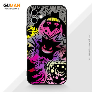 Ốp lưng GUMAN mềm chống bẩn hoạt hình dễ thương đẹp nam anime ngầu độc lạ đen Cho iPhone 17 16 15 14 13 12 11 Pro Max SE 2020 X XR XS 8 7 ip 6S 6 Plus XYM1857