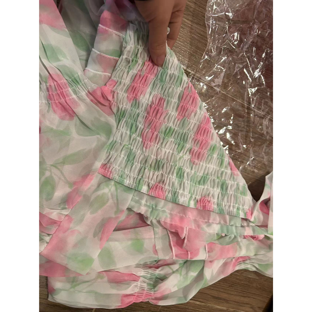 Áo Sơ Mi Chiffon Họa Tiết Hoa Phong Cách Preppy Ngọt Ngào Hợp Thời Trang Cho Nữ
