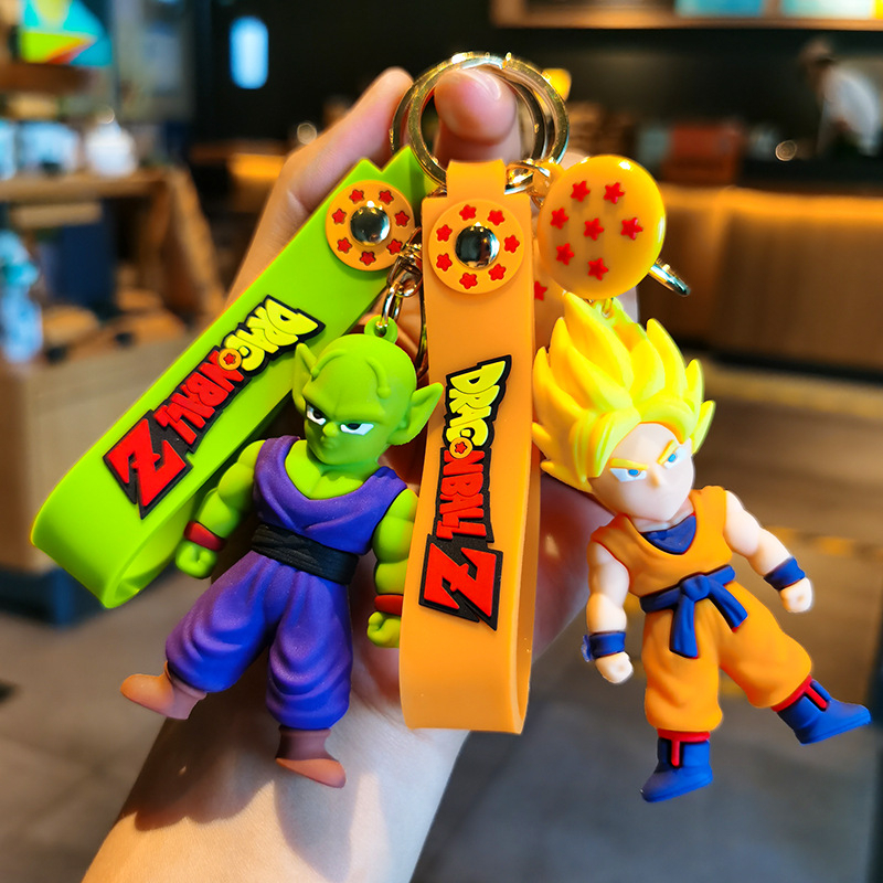 Móc Khóa Xe Hơi Hình Bảy Viên Ngọc Rồng 3D