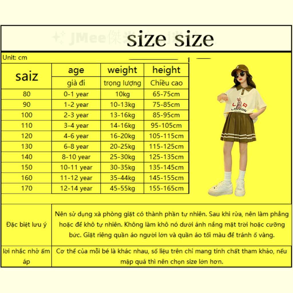 Bộ Áo Váy Hai Mảnh Mùa Hè In Họa Tiết Hoạt Hình Phong Cách Hàn Quốc Cho Bé Gái 3-14 Tuổi