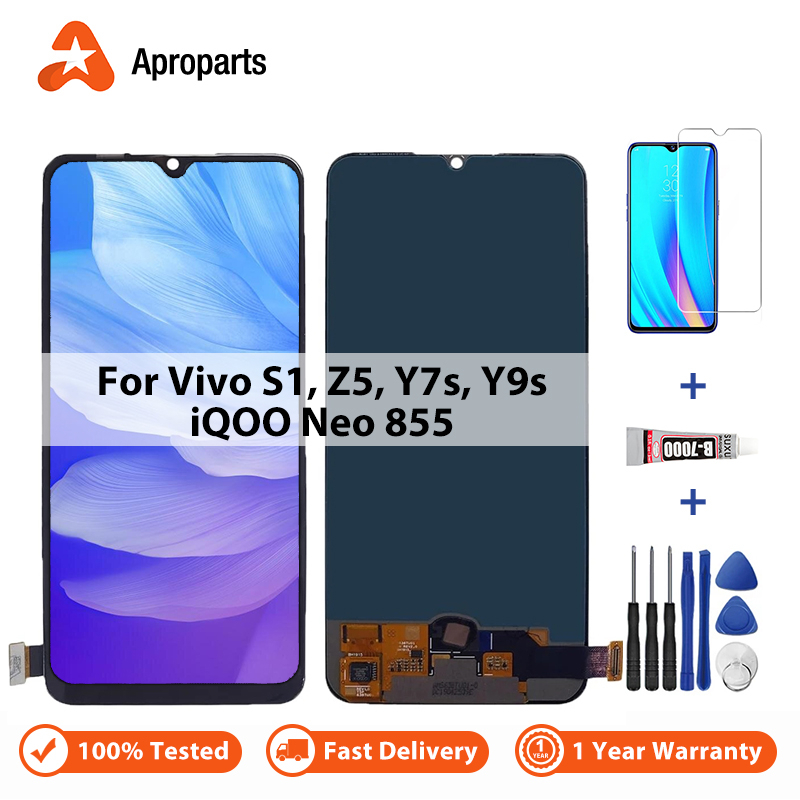 Màn Hình Cho Vivo S1 Y7S Z5 Y9S IQOO Neo 855 V1907 V1913 V1921 V1945 V1936 Màn Hình Cảm Ứng LCD Hội Thay Thế