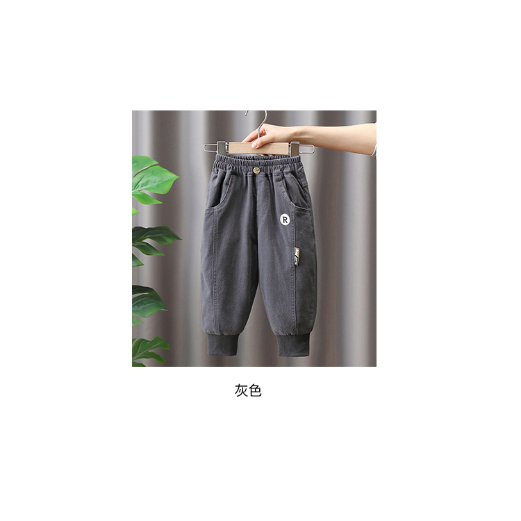 Quần Dài Phong Cách Phương Tây Thời Trang Xuân Thu 2023 Dành Cho Bé Trai