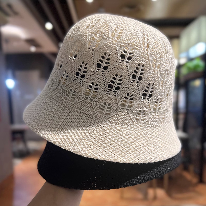 Nón Tai Bèo Dệt Kim Mỏng Thoáng Khí Thời Trang Mùa Hè Phong Cách Nhật Hàn Cho Nữ