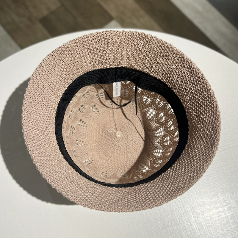 Nón Tai Bèo Dệt Kim Mỏng Thoáng Khí Thời Trang Mùa Hè Phong Cách Nhật Hàn Cho Nữ