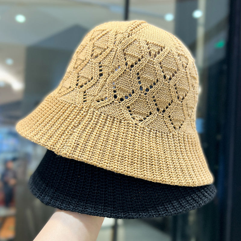 Nón Tai Bèo Đính Đá Thiết Kế Đục Lỗ Thoáng Khí Thời Trang Xuân Hè Phong Cách Hàn Quốc Cho Nữ