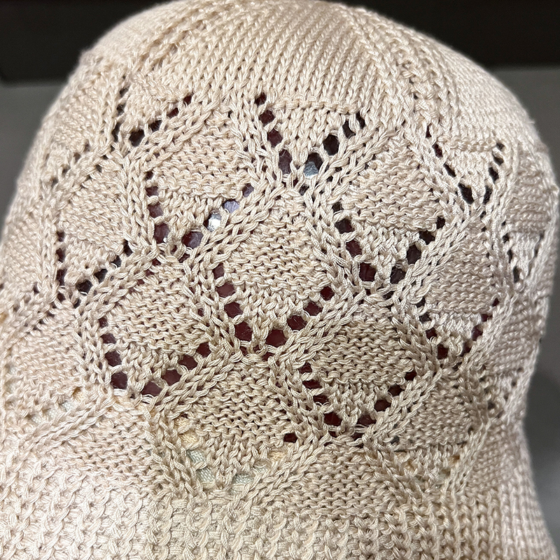 Nón Tai Bèo Đính Đá Thiết Kế Đục Lỗ Thoáng Khí Thời Trang Xuân Hè Phong Cách Hàn Quốc Cho Nữ