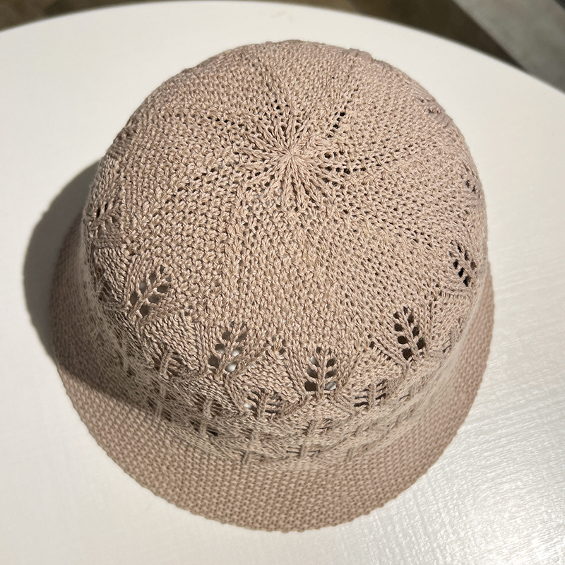 Nón Tai Bèo Dệt Kim Mỏng Thoáng Khí Thời Trang Mùa Hè Phong Cách Nhật Hàn Cho Nữ