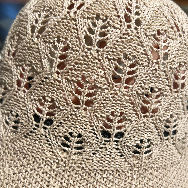 Nón Tai Bèo Dệt Kim Mỏng Thoáng Khí Thời Trang Mùa Hè Phong Cách Nhật Hàn Cho Nữ