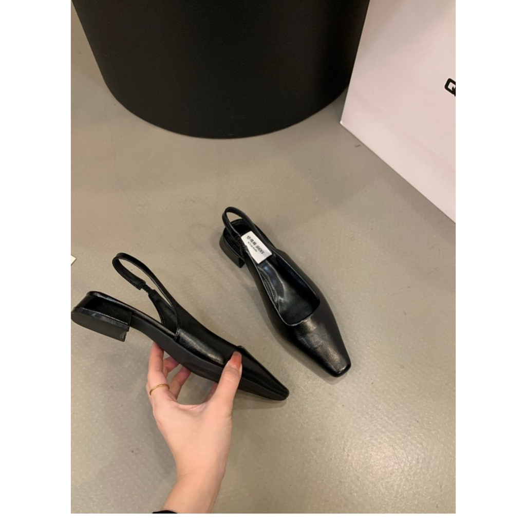 Giày Sandal Cao Gót Mũi Vuông Thời Trang Dành Cho Nữ