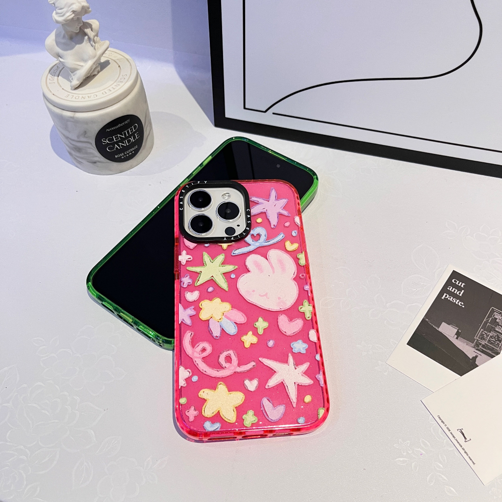 Ốp Điện Thoại Họa Tiết Thỏ / Ếch / Kim Tuyến Cho iPhone14ProMax iP13Pro 13 11 12Promax 13Promax 11 12 13 14