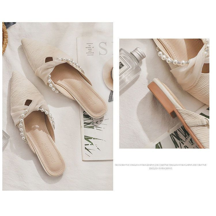 Dép Đế Bằng Mũi Nhọn Thời Trang Dành Cho Nữ