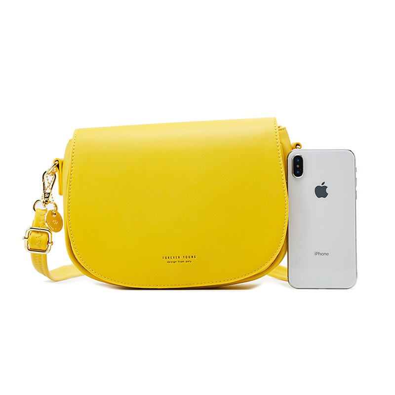 Túi đeo vai PIERRE LOUES da PU đơn giản thời trang dành cho nữ