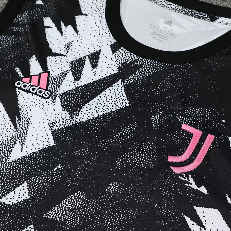 Bộ Áo Ba Lỗ + Quần Short Size S-2XL 2023-24 Juventus Cho Người Tập Đá Banh