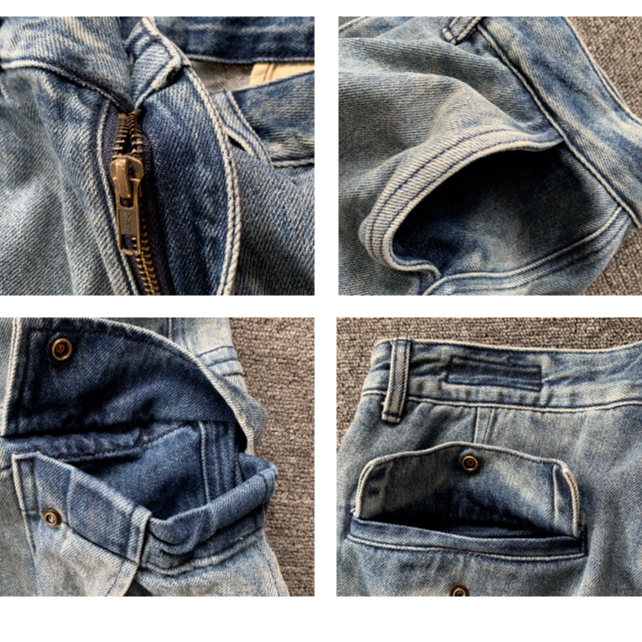 Quần Short Jean Nhiều Túi Đa Năng Thời Trang Cho Nam Z0407