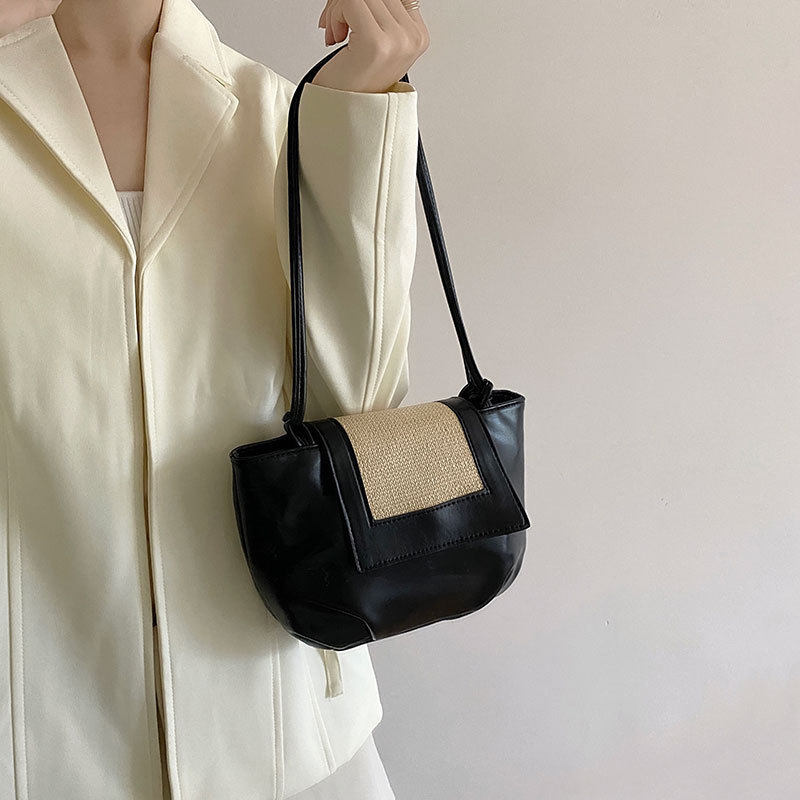 Túi Xách Đeo Vai Màu Trơn Đơn Giản Thời Trang Phong Cách Hàn Quốc Chất Lượng Cao