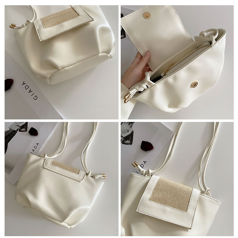 Túi Xách Đeo Vai Màu Trơn Đơn Giản Thời Trang Phong Cách Hàn Quốc Chất Lượng Cao