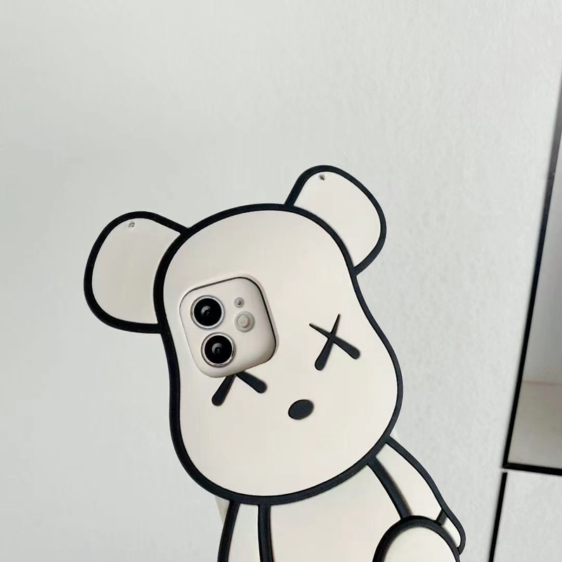 Ốp Điện Thoại Mềm Hình Gấu Hoạt Hình Cho Xiaomi Mi 11 12 Lite 11T 10T Redmi 9T 10C 10A Note 12 11 10 9 8 Pro 9S 9A 9C 9A