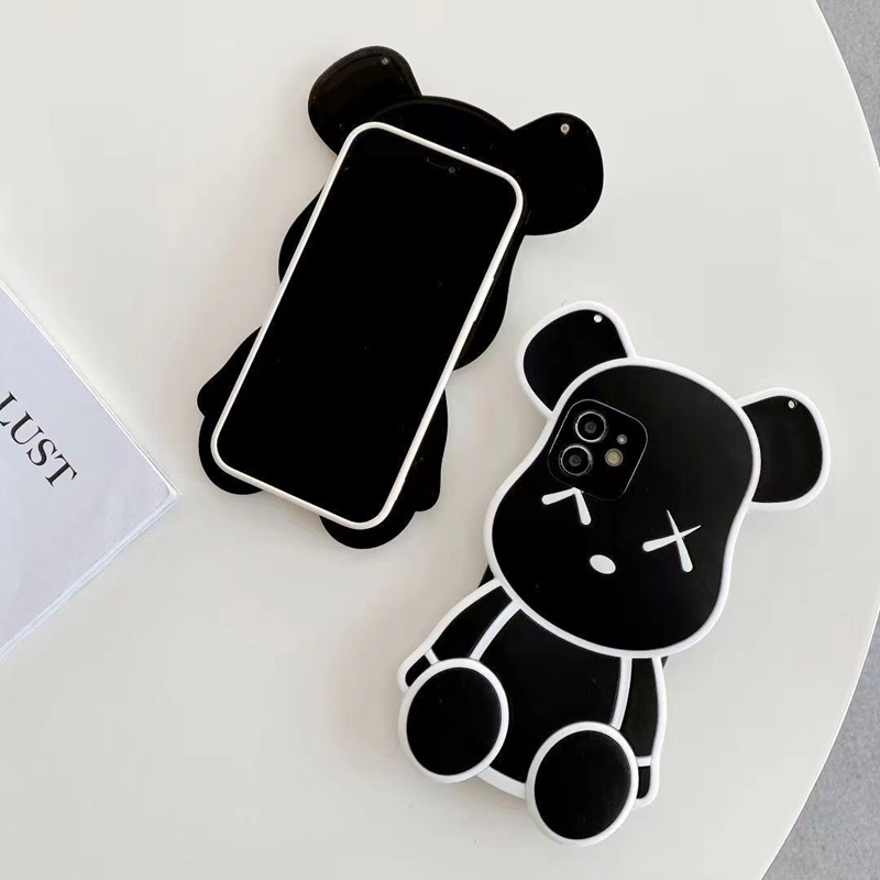 Ốp Điện Thoại Mềm Hình Gấu Hoạt Hình Cho Xiaomi Mi 11 12 Lite 11T 10T Redmi 9T 10C 10A Note 12 11 10 9 8 Pro 9S 9A 9C 9A