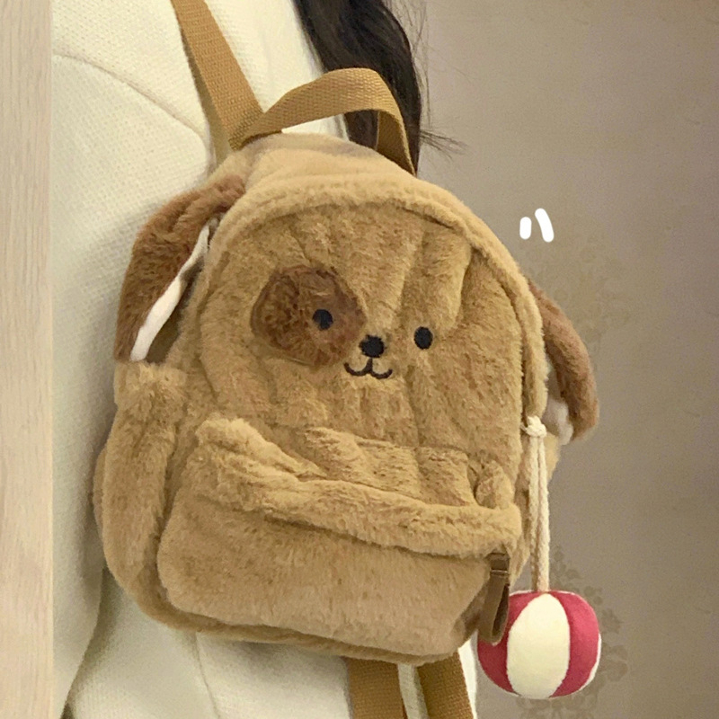 Túi đeo vai MR PUFFER cún nhồi bông nhỏ xinh thời trang bật mùa đông cho nữ