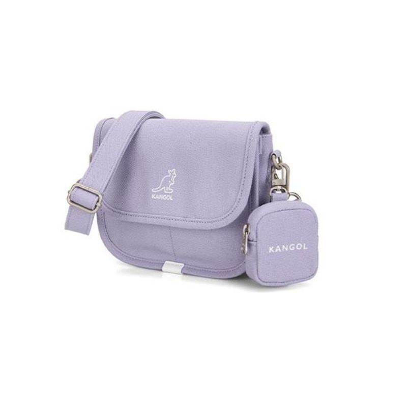 Túi Đeo Chéo Thêu LOGO Kangol 3242 Thời Trang Hàn Quốc