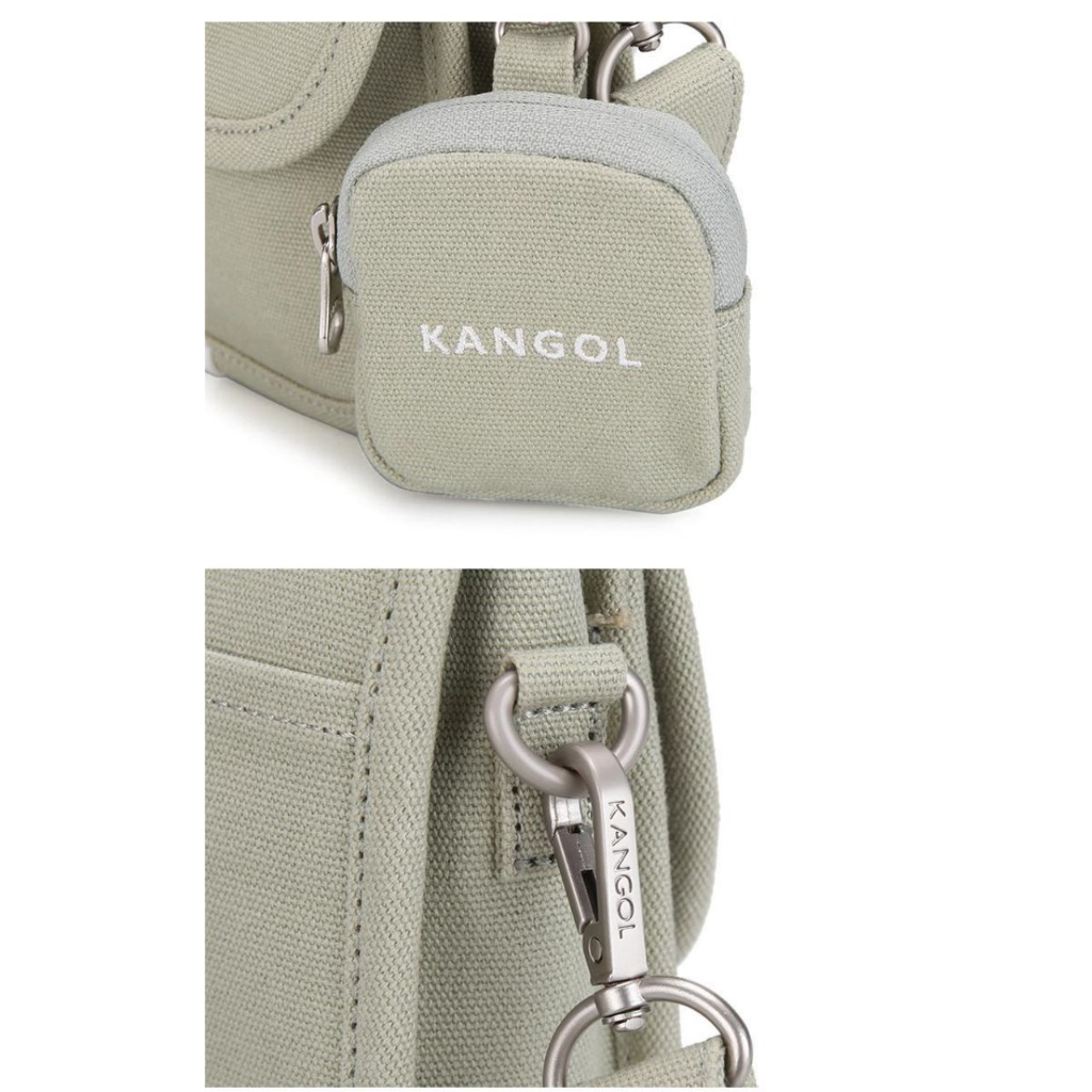 Túi Đeo Chéo Thêu LOGO Kangol 3242 Thời Trang Hàn Quốc
