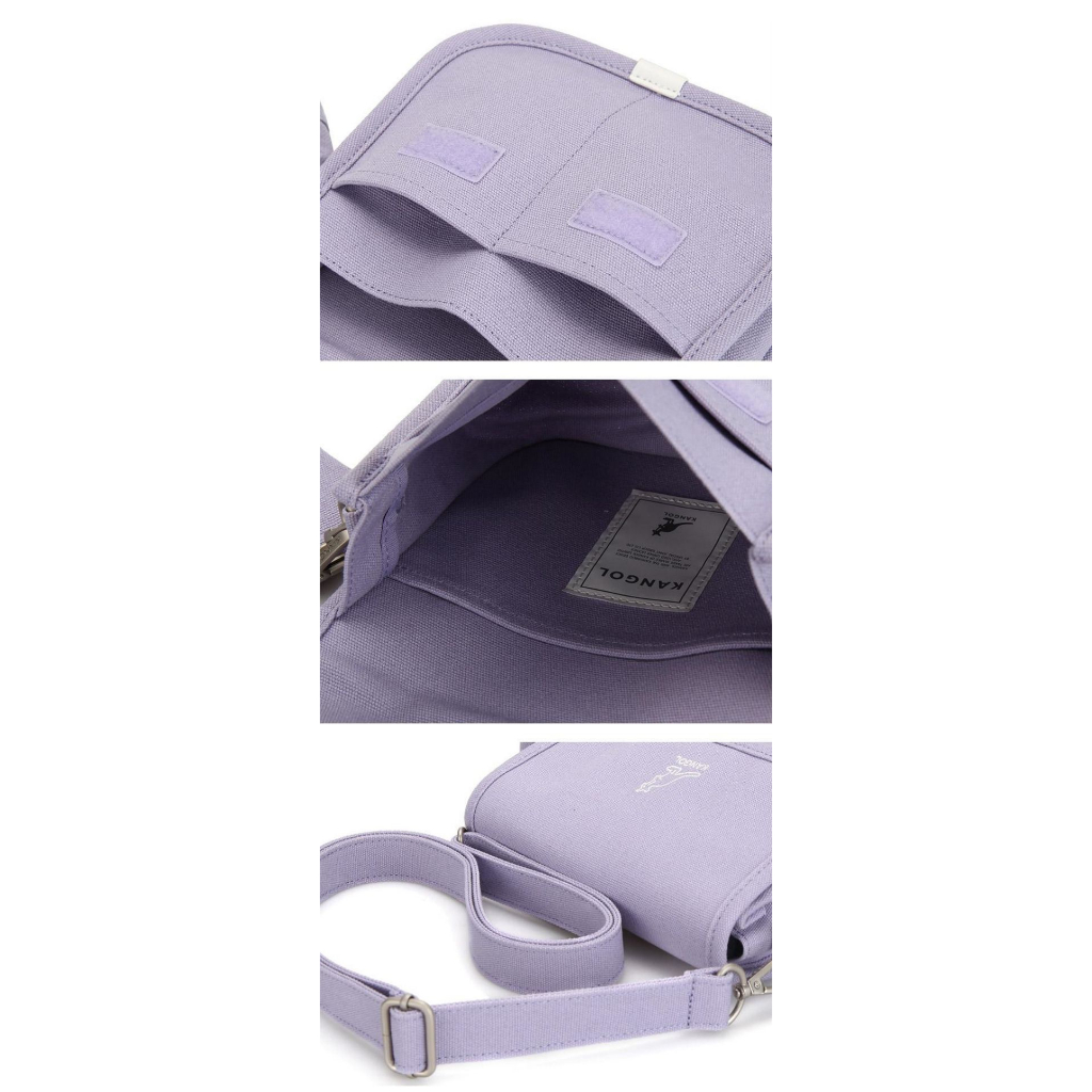 Túi Đeo Chéo Thêu LOGO Kangol 3242 Thời Trang Hàn Quốc