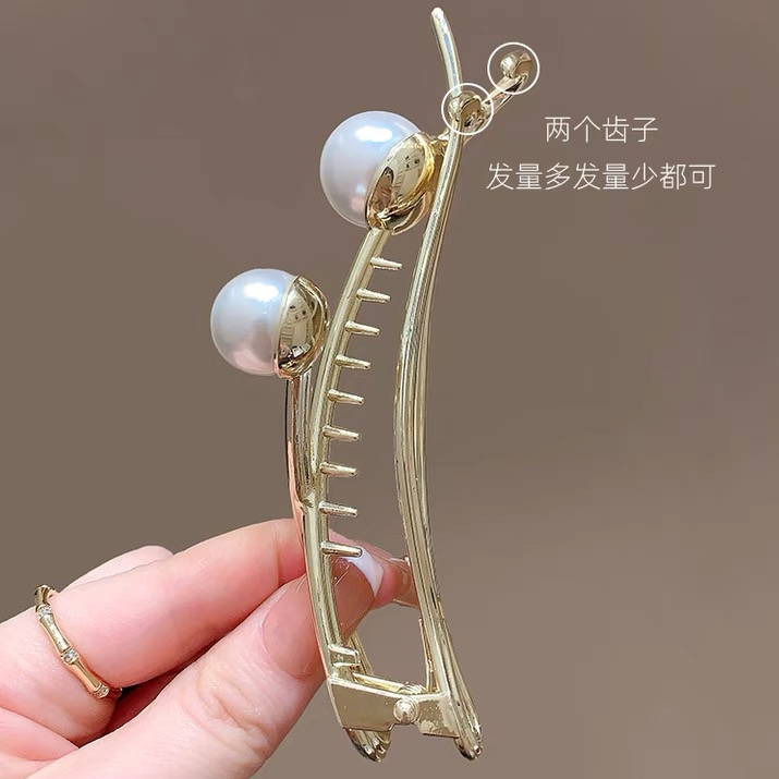 Kẹp Tóc Dạng Xoắn Bằng Kim Loại Cao Cấp Cho Nữ