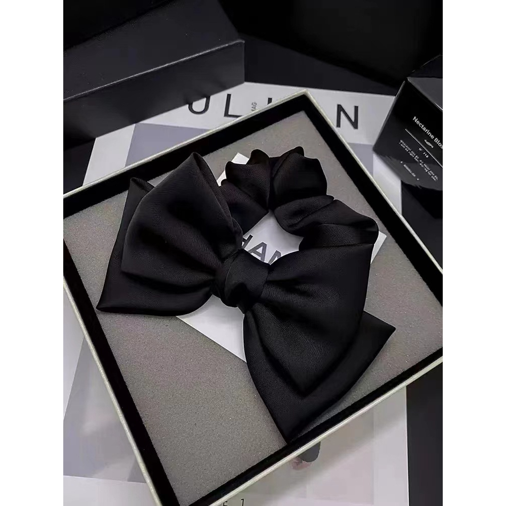 Dây Buộc Tóc Cao Su satin Thắt Nơ Lớn Cho Nữ