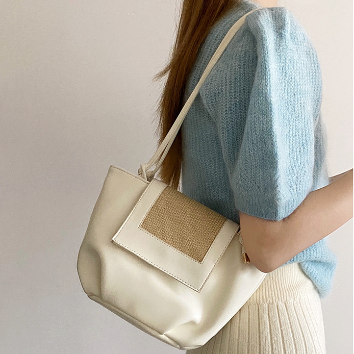 Túi Xách Đeo Vai Màu Trơn Đơn Giản Thời Trang Phong Cách Hàn Quốc Chất Lượng Cao
