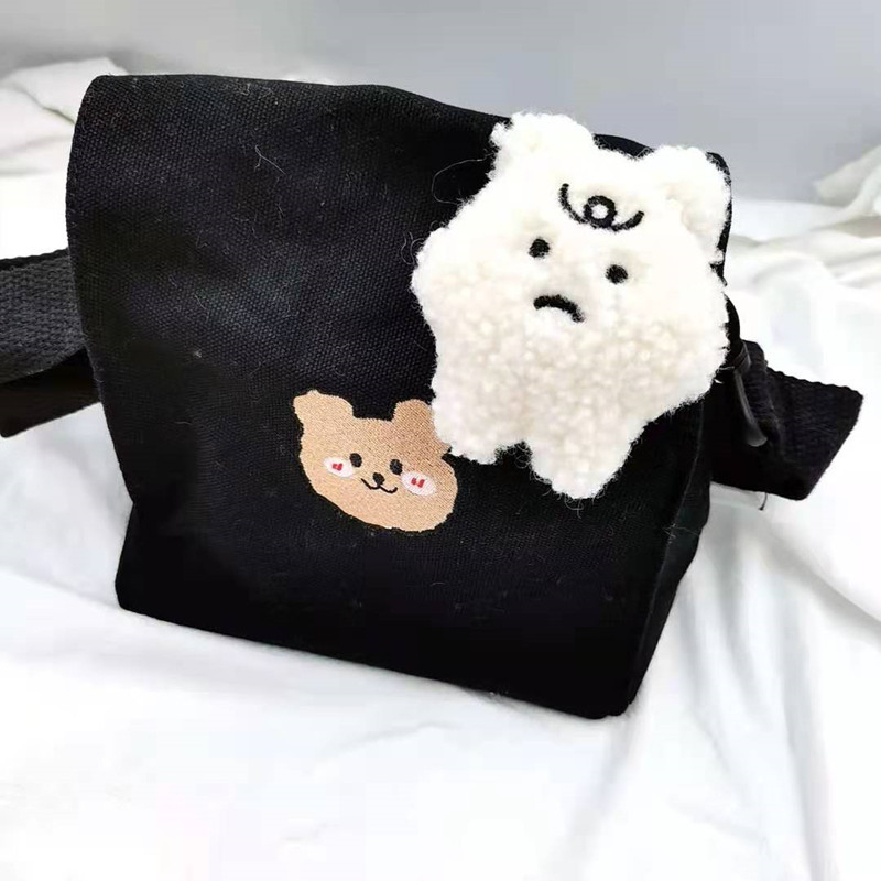 Búp Bê Nhồi Bông Mềm Mại Treo Móc Khóa Trang Trí Túi Xách