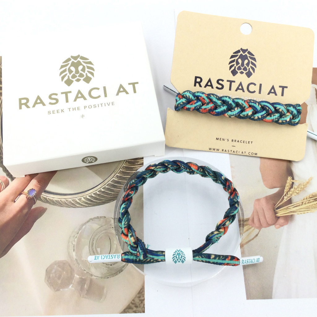 Giao hàng ngay hôm nay Vòng tay nam RASTAClAT Vòng tay nữ Vòng tay đôi Màu xanh lá cây Amorous với hộp quà tặng cao cấp Dây giày in Thời trang Với logo mang tính biểu tượng