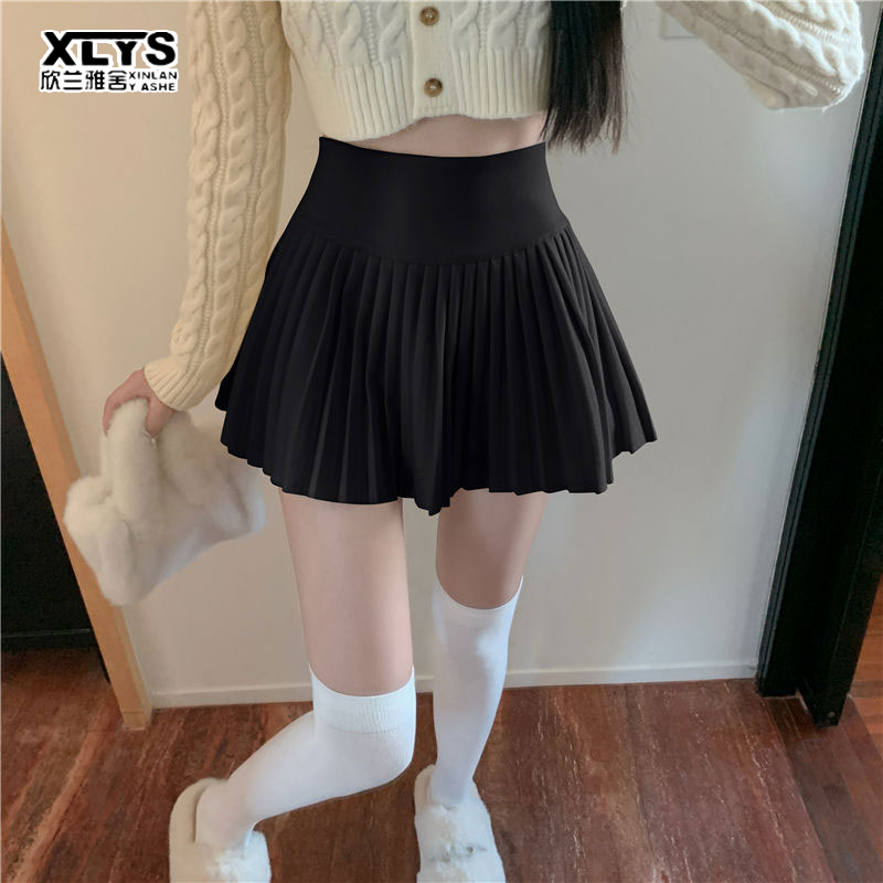 Chân Váy Xếp Ly Lưng Cao Tôn Dáng Thời Trang Phong Cách Hàn Quốc Cho Nữ