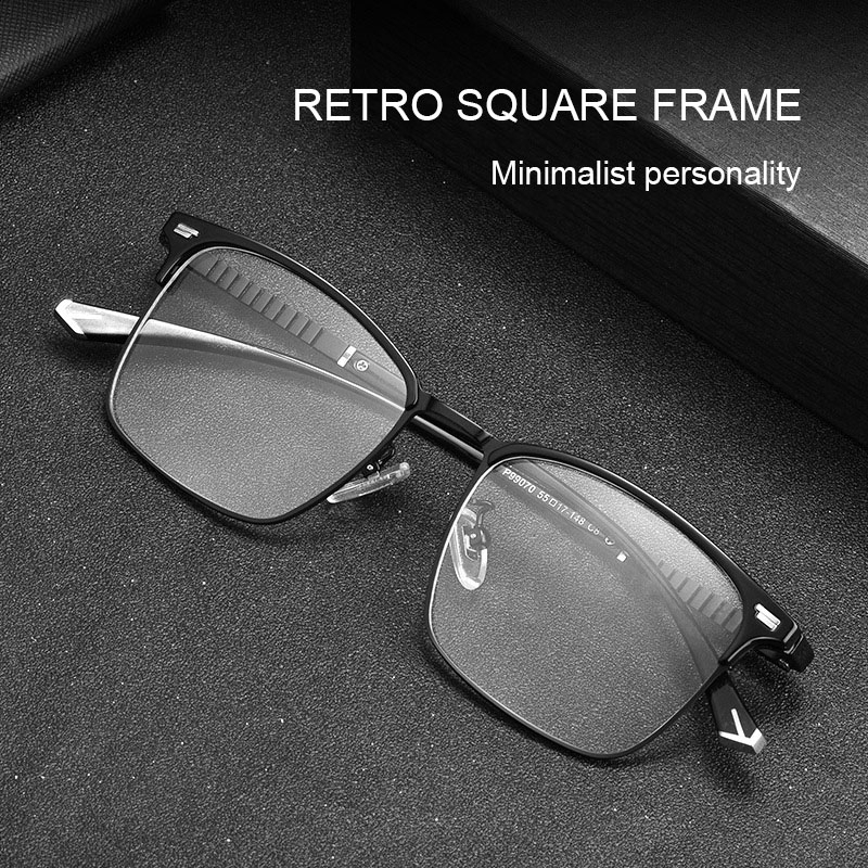 Kính Mát P99070M Gọng Hợp Kim Titan Phong Cách Doanh Nhân Cho Nam