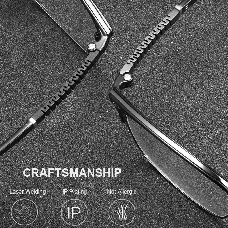 Kính Mát P99070M Gọng Hợp Kim Titan Phong Cách Doanh Nhân Cho Nam