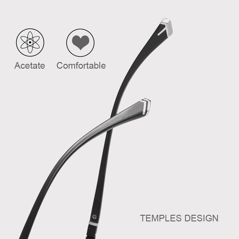 Kính Mát P99070M Gọng Hợp Kim Titan Phong Cách Doanh Nhân Cho Nam