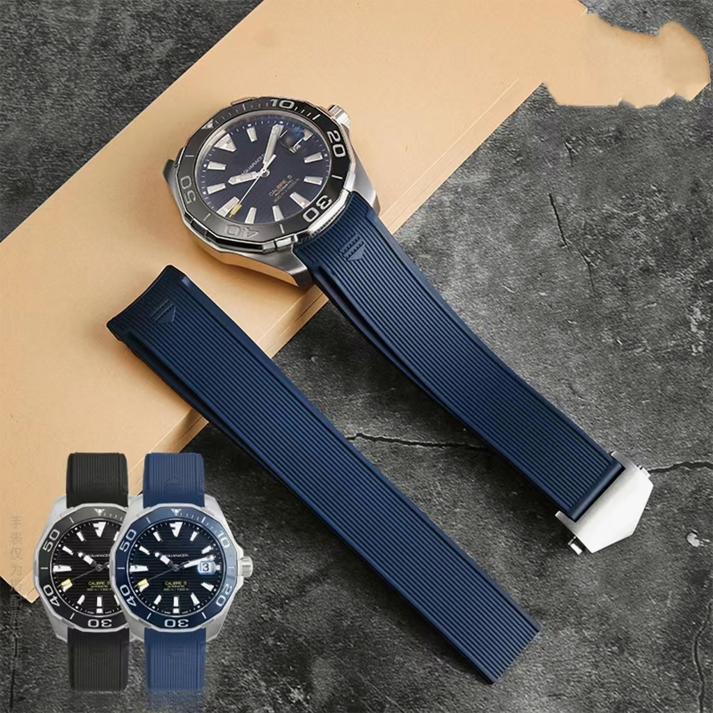 Phù Hợp Dây Đeo Đồng Hồ Bằng Cao Su Silicon Chống Thấm Nước 22MM Cho TAG TAG TAG HEUER 300 SERIES