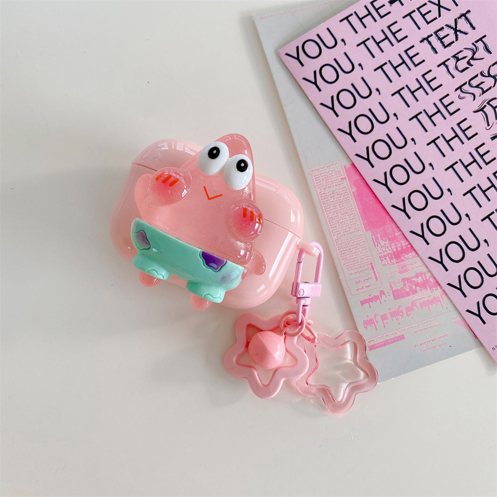 Ốp Hộp Đựng Tai Nghe Nhét Tai Hình SpongeBob Cho Apple AirPods Pro2 Pro AirPods 1 / 2 AirPods 3