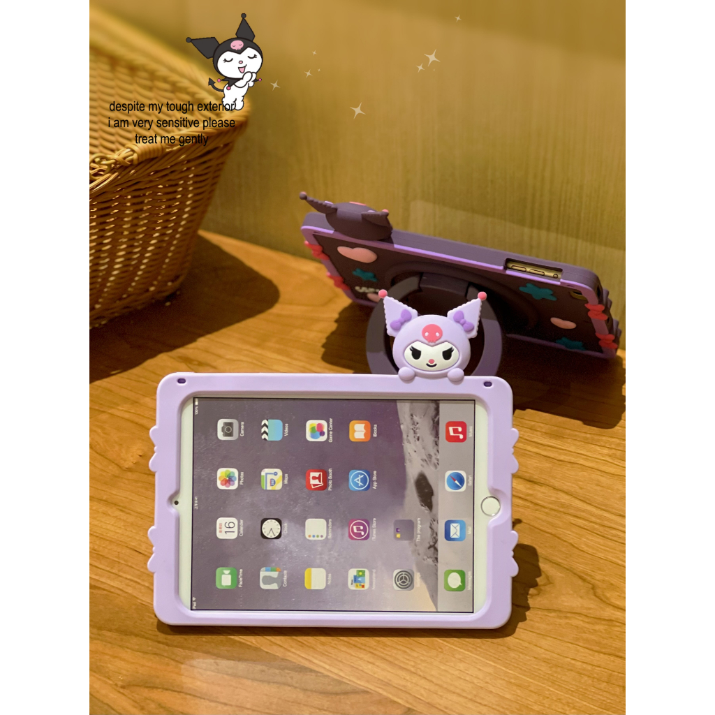 For IPad Mini 1 2 3 4 5 6 Air 2 3 4 9.7 2017/2018 Pro 10.5 7th/8th/9th/10th Gen 10.9 2022 Cute Pattern Kids Case With 360 Rotation Bracket Cover