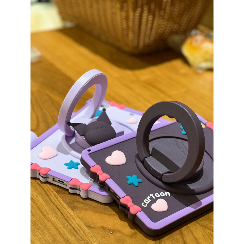 For IPad Mini 1 2 3 4 5 6 Air 2 3 4 9.7 2017/2018 Pro 10.5 7th/8th/9th/10th Gen 10.9 2022 Cute Pattern Kids Case With 360 Rotation Bracket Cover